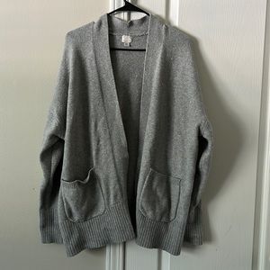 Grey Heavy Weight Cardigan